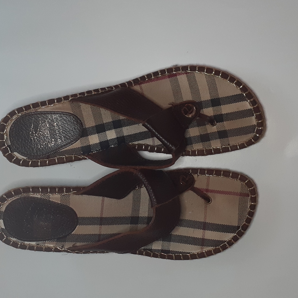 Burberry wedge heels, size 9.5